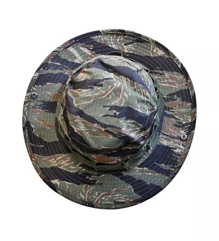 US Boonie Hat, Ripstop Tiger Stripe - Wide-Brimmed Hats and Boonie Hats - 213143-58-S - 2