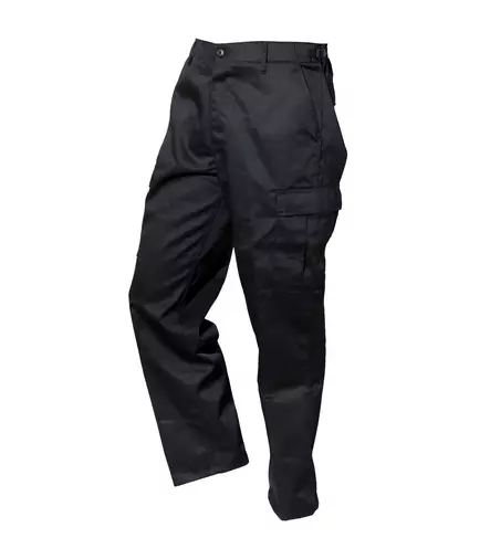 BDU Cargo Pants, Ranger-Style, Black - Cargo Pants - 11810002-S - 1