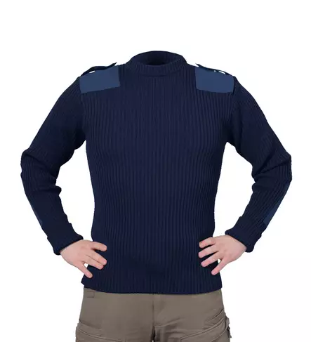 Finnish Army M83 Wool Sweater, Blue - Wool Sweaters - 2092-Sininen-s - 1