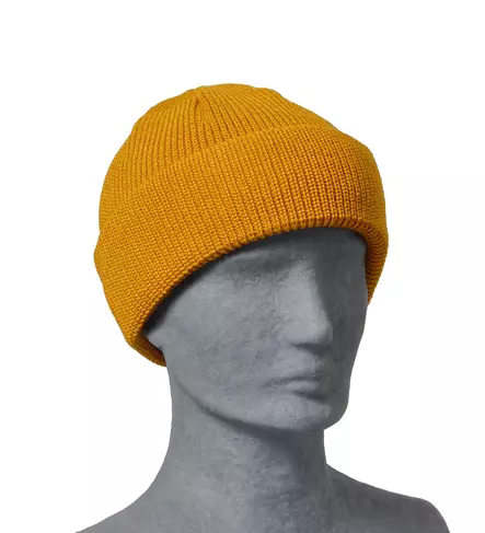 U.S.E. Merino Beanie, Mustard Yellow - Beanies - 9910S - 1