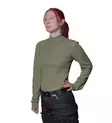 Dutch Odlo Long Sleeve Shirt with Collar Zipper, Olive Green, Military Surplus - Long Sleeve Shirts - 611257B-S - 3