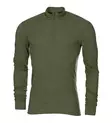 Dutch Odlo Long Sleeve Shirt with Collar Zipper, Olive Green, Military Surplus - Long Sleeve Shirts - 611257B-S - 1