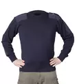Dutch Wool Sweater with O-Neck, Dark Blue - Wool Sweaters - 605307G-XXS - 1