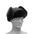 MA-1 Pilot Fur Hat, Black, Mil-Tec - Fur Hats - 12105002-S - 2