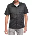Brandit Short-Sleeve Tactical Shirt, Black - Field Shirts and Utility Shirts - 4101-2-S - 2