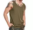 Brandit Sleeveless Shirt, Olive Green - T-Shirts - 4210-1-S - 2