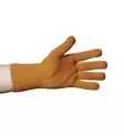 Finnish Merino Wool Gloves, mustard yellow - Gloves - 996001-S - 1