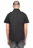 Brandit Short-Sleeve Button-Up Shirt, Black - Field Shirts and Utility Shirts - 4024-2-S - 3