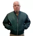 Brandit MA1 Pilot Jacket, Bottle Green - Pilot and Outerwear Jackets - 3149-15020-S - 3