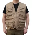 Outdoor Vest with Multiple Pockets, Light Brown, Mil-Tec - Vests - 10701004-S - 2