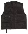 Tactical Vest with Multiple Pockets, Black, Mil-Tec - Vests - 10701002-S - 1