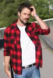 Logger's Flannel Shirt, Red/Black - Long Sleeve Shirts - 4002-41-S - 3