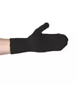 U.S.E. Finnish Merino Wool Mittens, Black - Gloves and Mittens - 9128M-S - 1