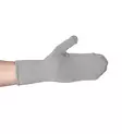 U.S.E. Finnish Merino Wool Mittens, Light Grey - Gloves and Mittens - 9128H-S - 1