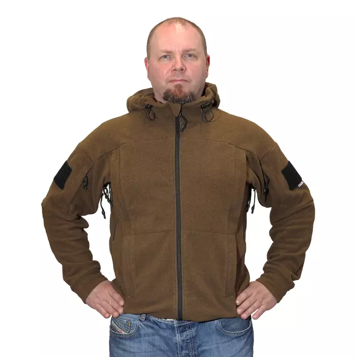 Zero Fleece Jacket, Coyote Brown US Eagle webstore
