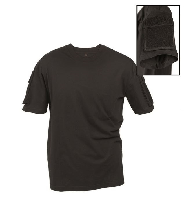 Mil-Tec Tactical T-Shirt, Black - T-Shirts - 11019202-S - 1