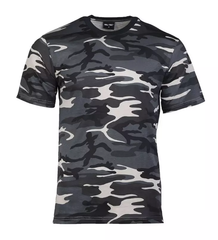 US T-Shirt, Dark Camo, Mil-Tec - T-Shirts - 11012080-S - 1