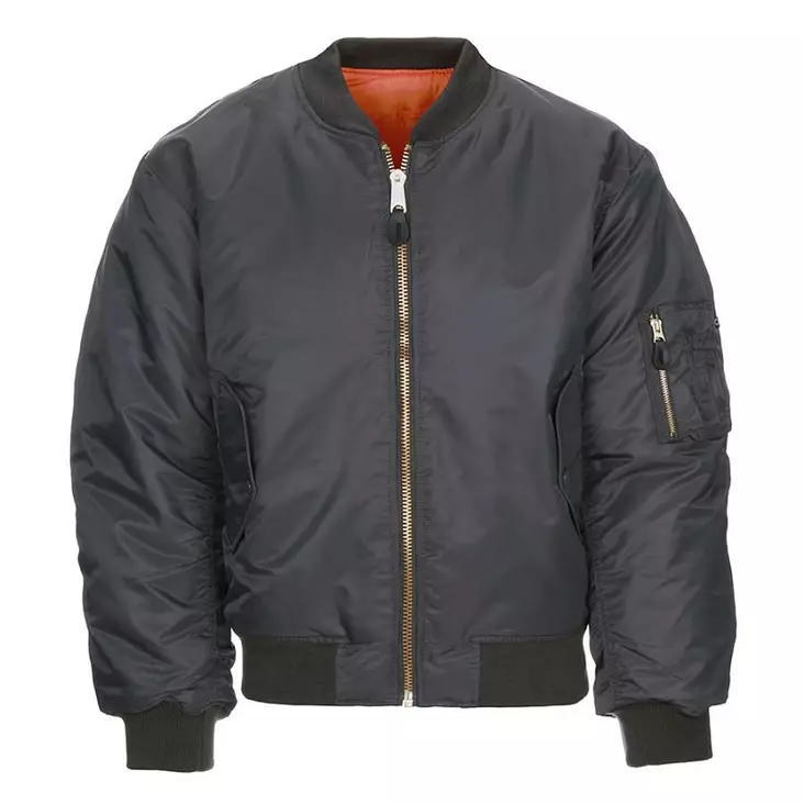 MA1 Pilot Jacket Gun Metal Grey, Fostex - Pilot and Outerwear Jackets - 121410-S - 1