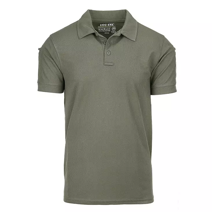 Tactical Polo Shirt, Quick Dry, Olive Green - Polo Shirts - 133405G-S - 1