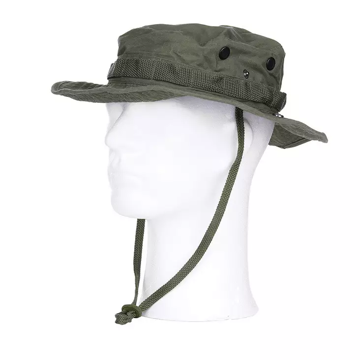 USA Boonie Hat with Adjustable Wire Brim, Ranger Green - Wide-Brimmed Hats and Boonie Hats - 213162-S - 1