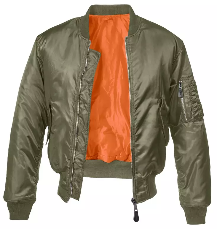 Brandit MA1 Flight Jacket, Green - Pilot and Outerwear Jackets - 3149-1-S - 1