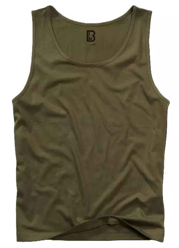 Brandit Sleeveless Shirt, Olive Green - T-Shirts - 4210-1-S - 1