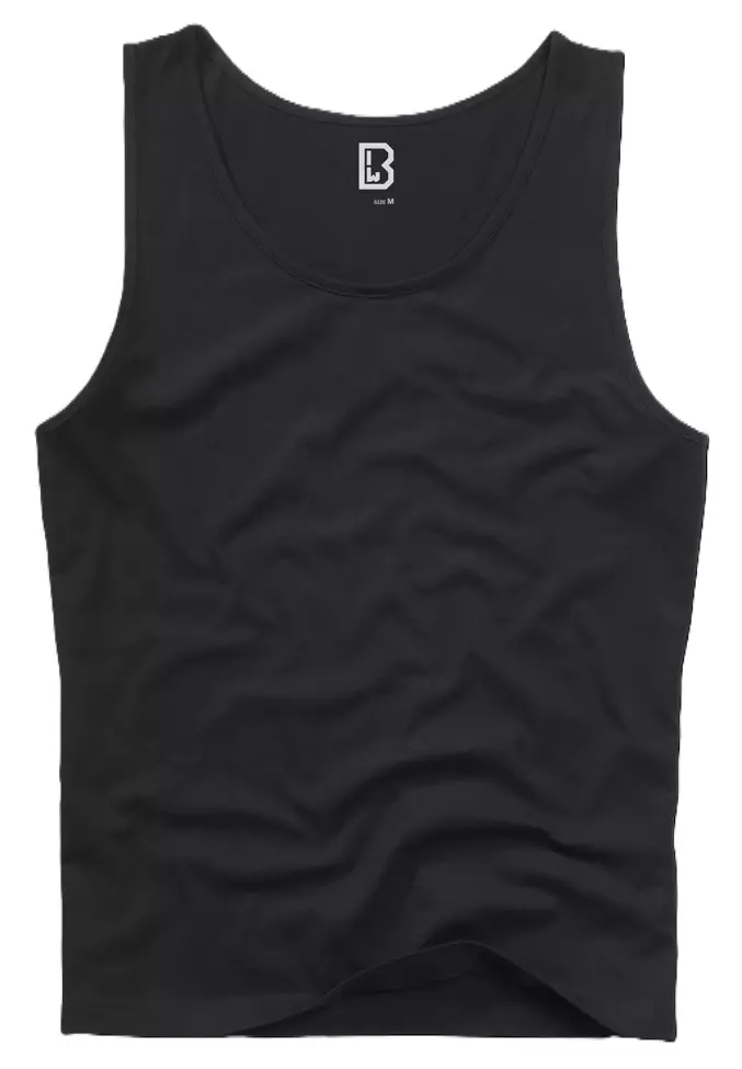 Brandit Sleeveless Shirt, Black - T-Shirts - 4210-2-S - 1