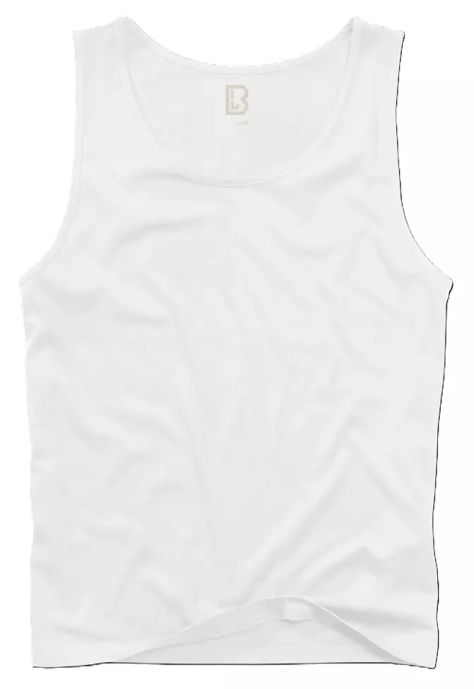 Brandit Sleeveless Shirt, White - T-Shirts - 4210-7-S - 1