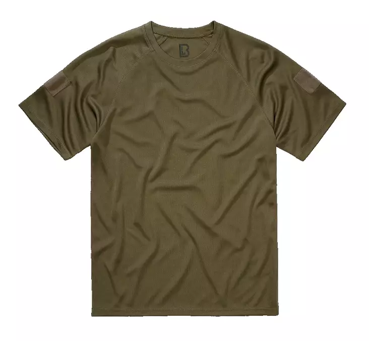 Brandit Quick Dry T-Shirt, Olive Green - T-Shirts - 4230-15001-S - 1