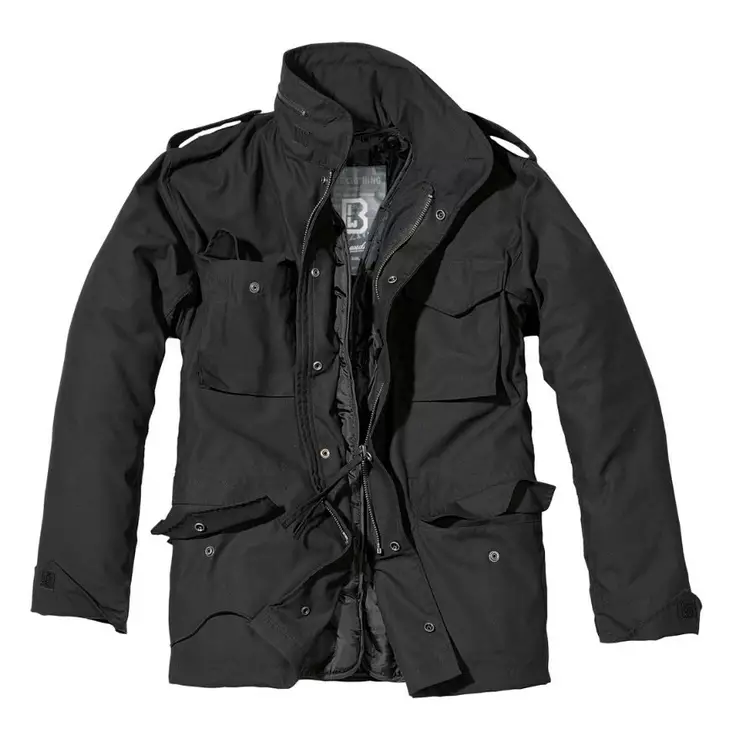 Brandit M65 Tactical Jacket with Lining, Black - Summer and Winter Jackets - 3108-2-S - 1