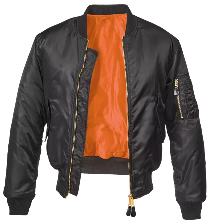 Brandit MA1 Pilot Jacket, Black - Pilot and Outerwear Jackets - 3149-2-S - 1