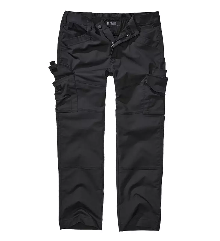 Brandit Tactical Cargo Pants, Ripstop, Black - Cargo Pants - 1025-11002-S - 1