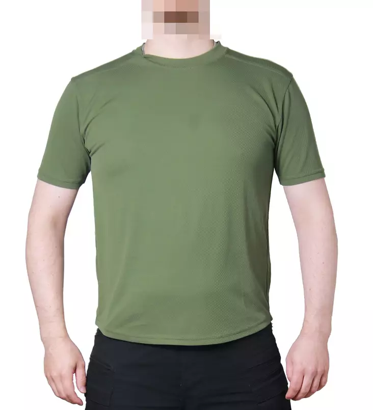 British Undergarment Body Armour Technical T-Shirt, Green, Surplus - T-Shirts - 611408H-S - 1