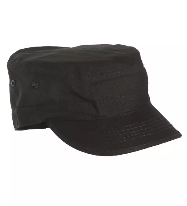 US BDU Field Cap, Ripstop, Black - Caps and Field Hats - 12308002-S - 1