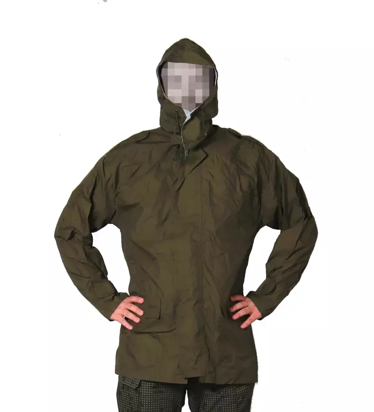 Danish Rain Jacket, Green, Surplus - Raincoats - 450005-S - 1