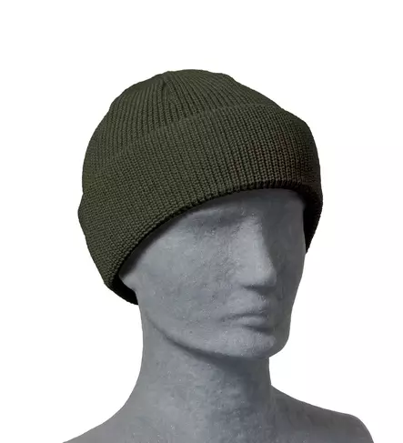 U.S.E. Merino Beanie, Olive Green - Beanies - 9910OV - 1