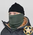 U.S.E. Finnish Thick Tubular Neck Gaiter, Merino Wool, Olive Green - Buffs and Tube Scarves - 9916V - 5
