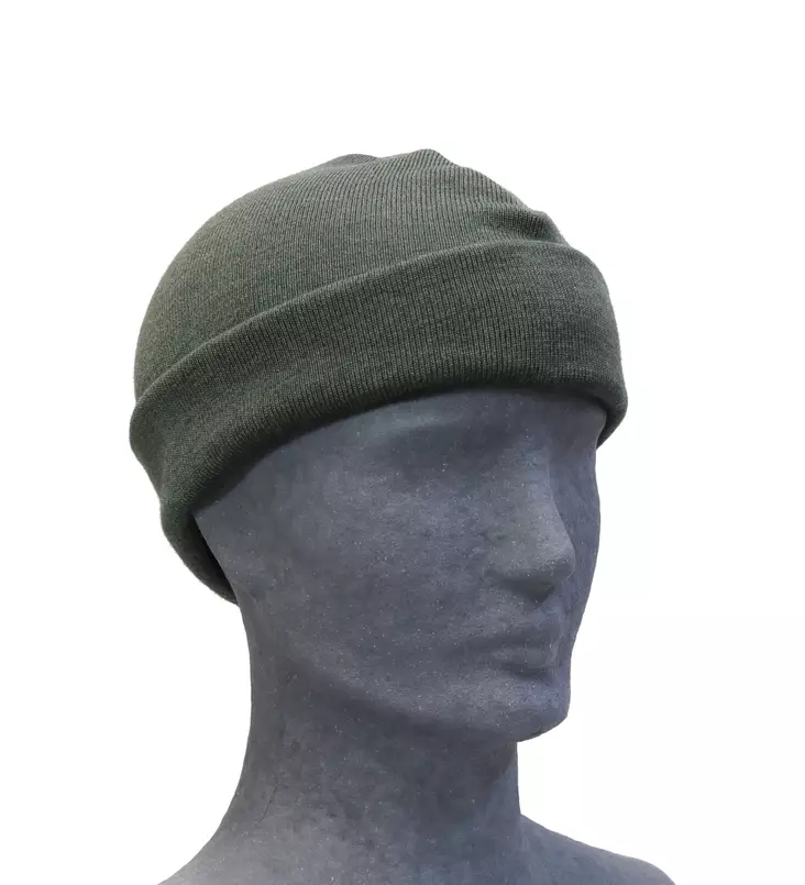U.S.E. Finnish Commando Beanie, Merino Wool, Dark Green - Beanies - 9915V - 1