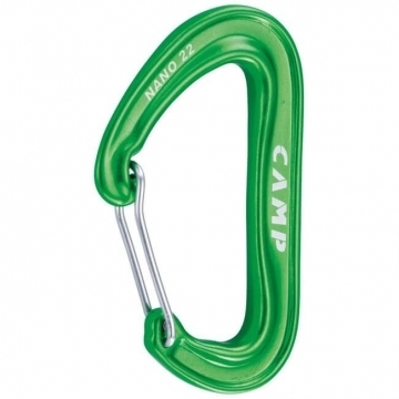 Carabiner Hook - Camp Nano 22, Green - Climbing and Carabiners - 5000-Vihre- - 1